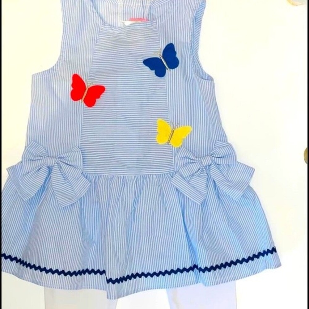 Final Price 2T Butterflies 2pc Pant Set Toddler Baby New